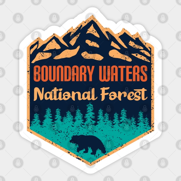 Boundary waters national forest Sticker by Tonibhardwaj